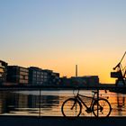 Sonnenaufgang an Münsters Hafen