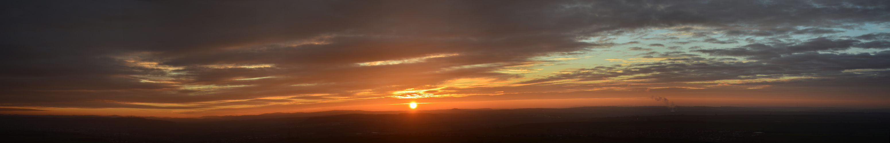 Sonnenaufgang an Weihnachten 2015