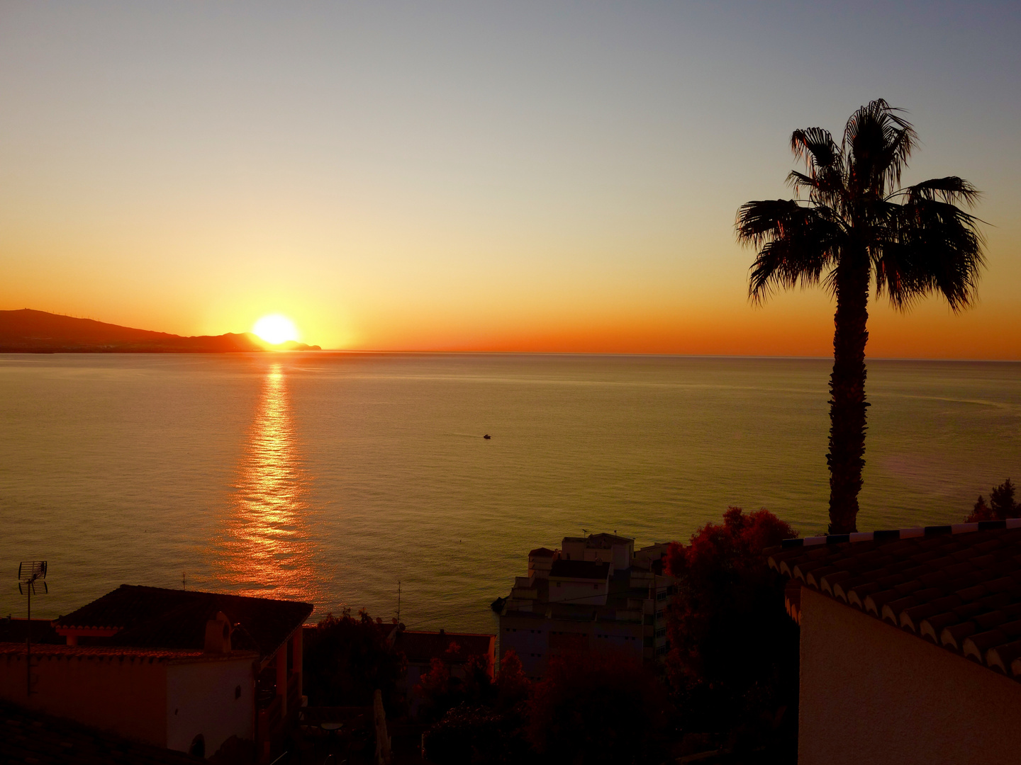 Sonnenaufgang Andalusien im Februar 