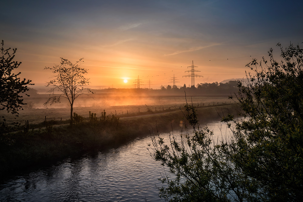 Sonnenaufgang Anfang Mai