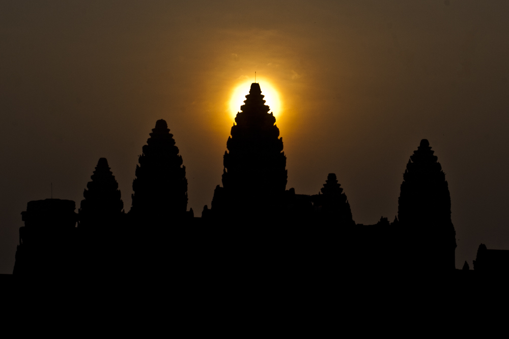 Sonnenaufgang, Angkor Wat