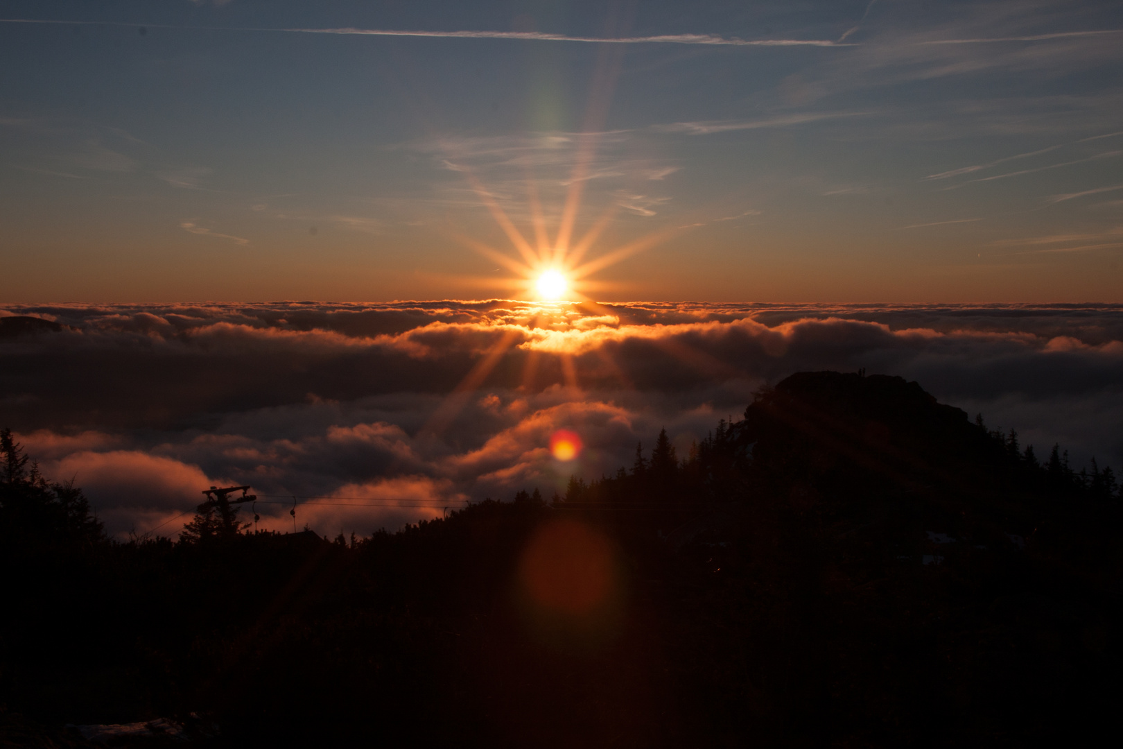 Sonnenaufgang Arber