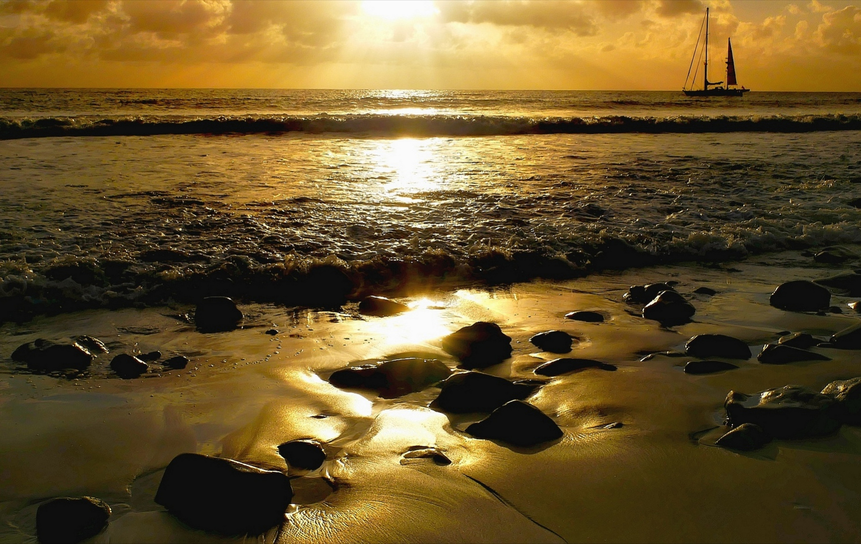 Sonnenaufgang Arrieta/Lanzarote