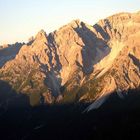 Sonnenaufgang au dem Helm Pustertal 2420 m 1. 9. 2006