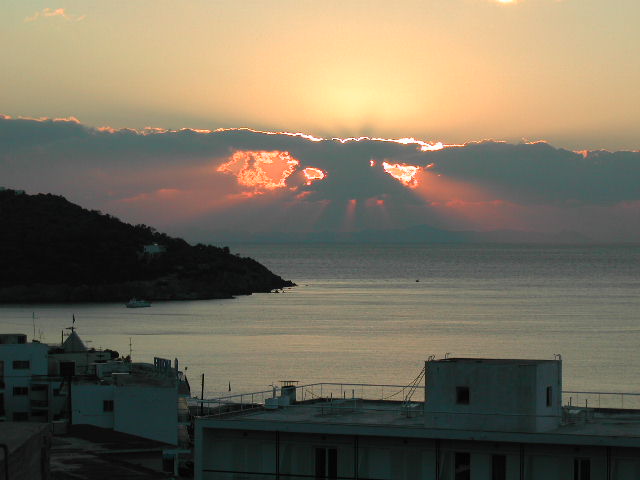 Sonnenaufgang auf Aegina