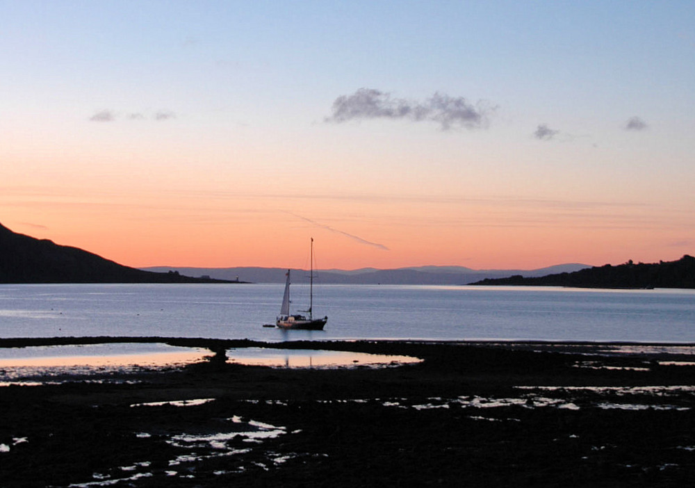 Sonnenaufgang auf Aran