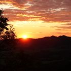 Sonnenaufgang auf Burg Plankenstein