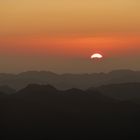 Sonnenaufgang auf dem Berg Moses