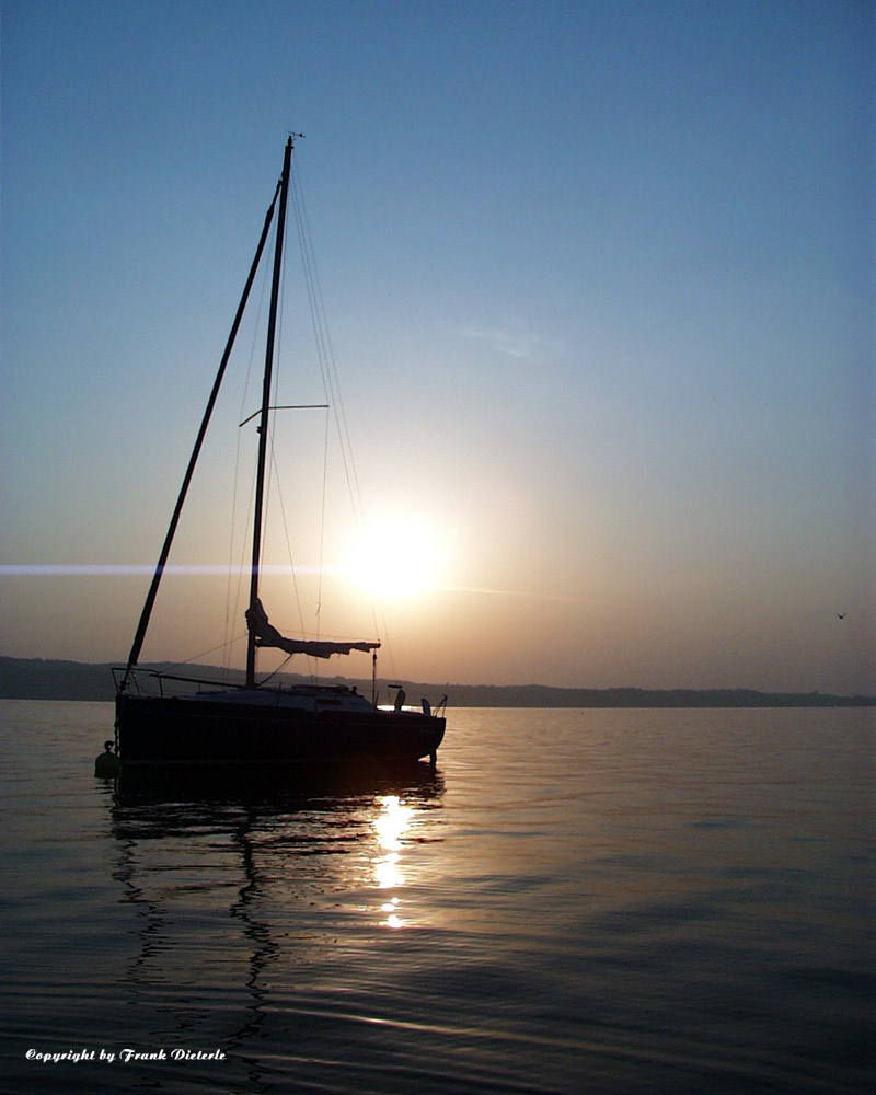 Sonnenaufgang auf dem Bodensee