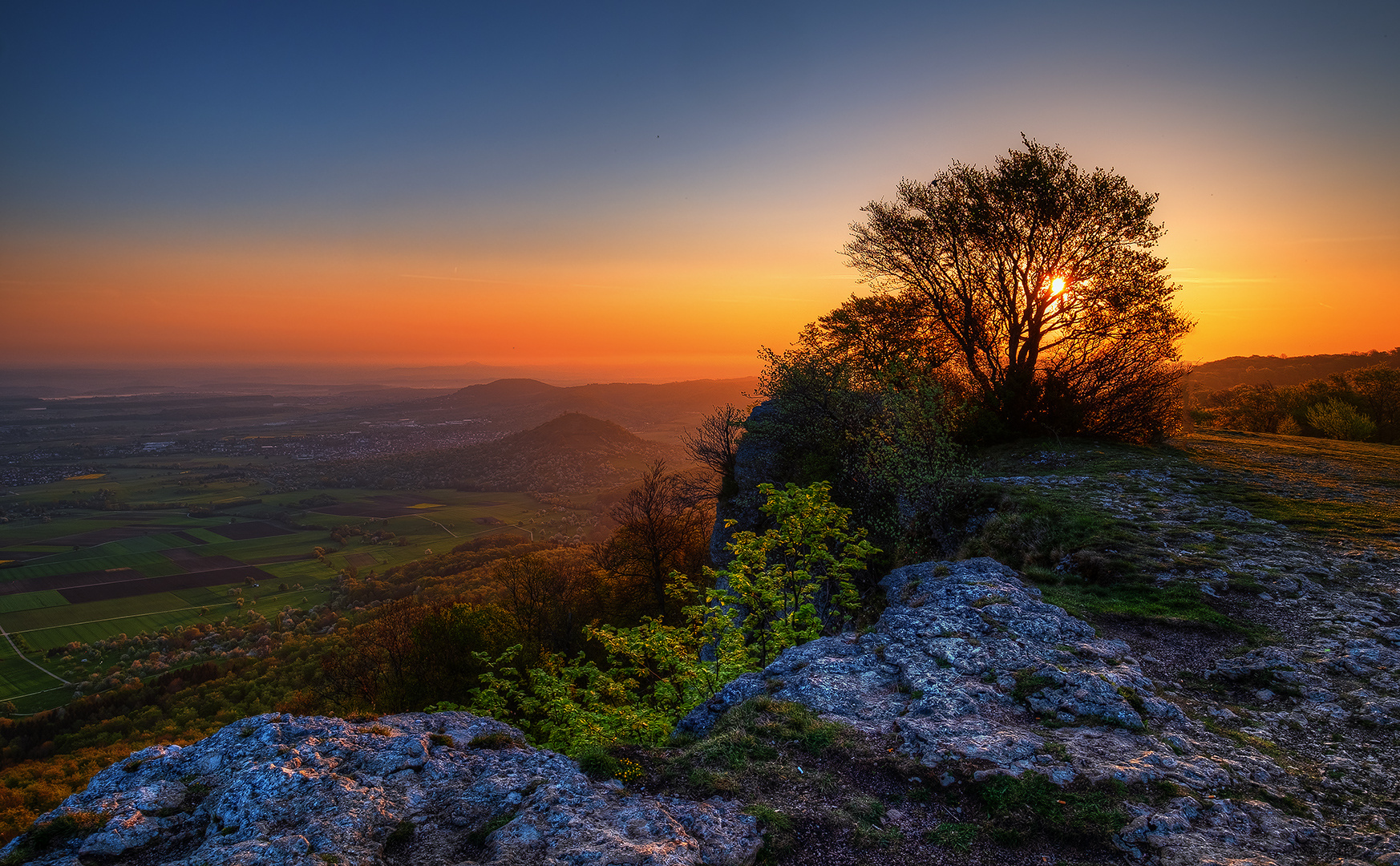 Sonnenaufgang auf dem Breitenstein