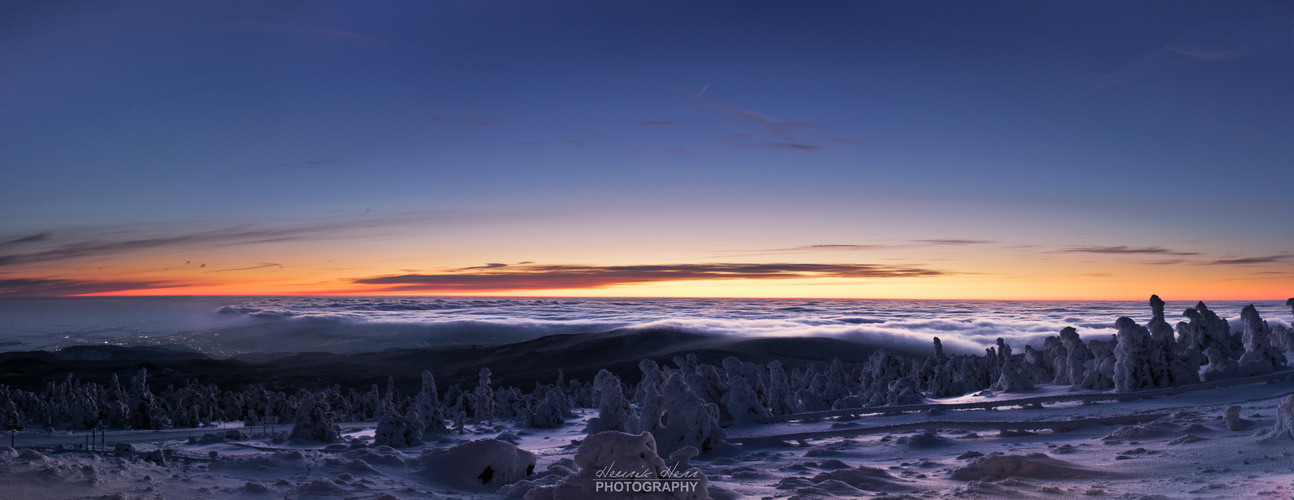 Sonnenaufgang auf dem Brocken