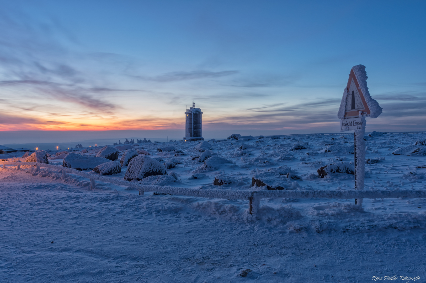 Sonnenaufgang auf dem Brocken