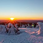 Sonnenaufgang auf dem Brocken