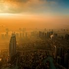 Sonnenaufgang auf dem Burj Khalifa