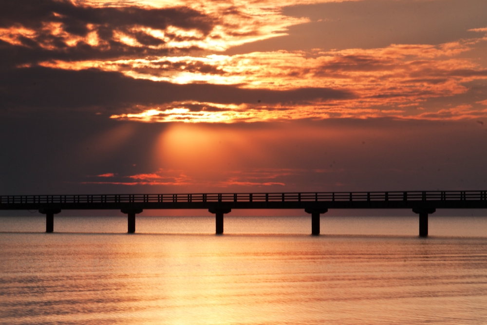 Sonnenaufgang auf dem Darß