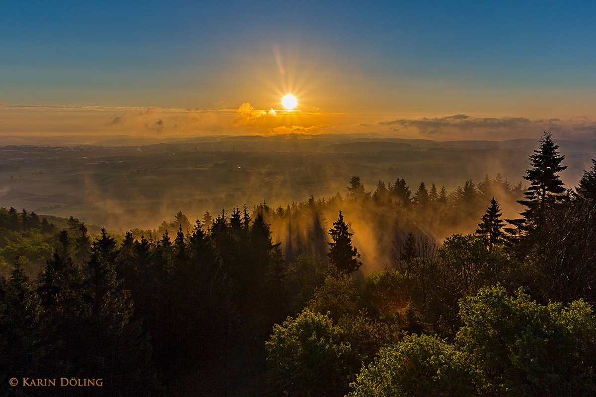 Sonnenaufgang auf dem Eisenberg