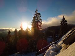 Sonnenaufgang auf dem Feldberg