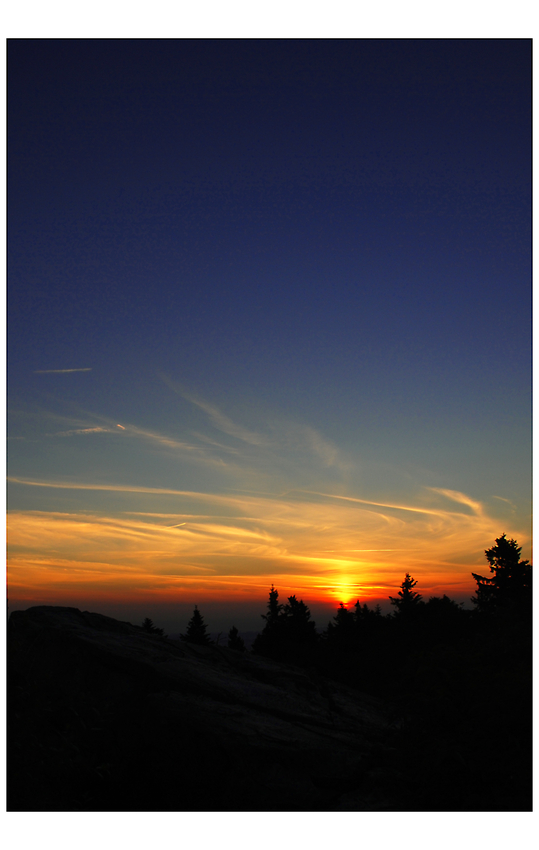 Sonnenaufgang auf dem Feldberg