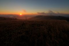 Sonnenaufgang auf dem Feldberg