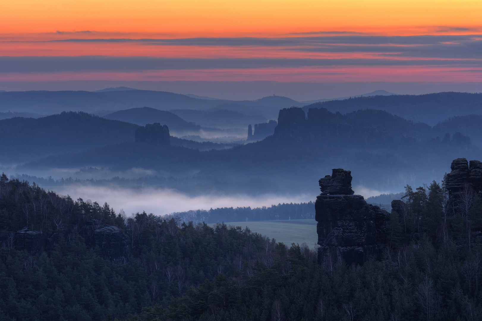 Sonnenaufgang auf dem Gohrisch