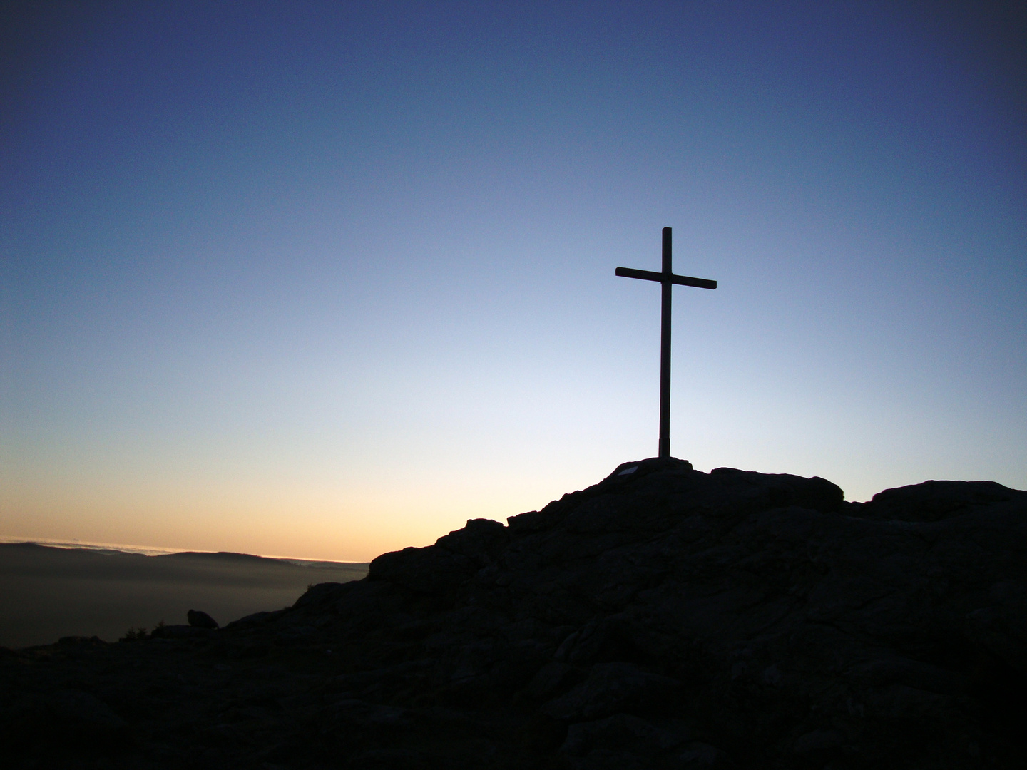 Sonnenaufgang auf dem Großen Arber