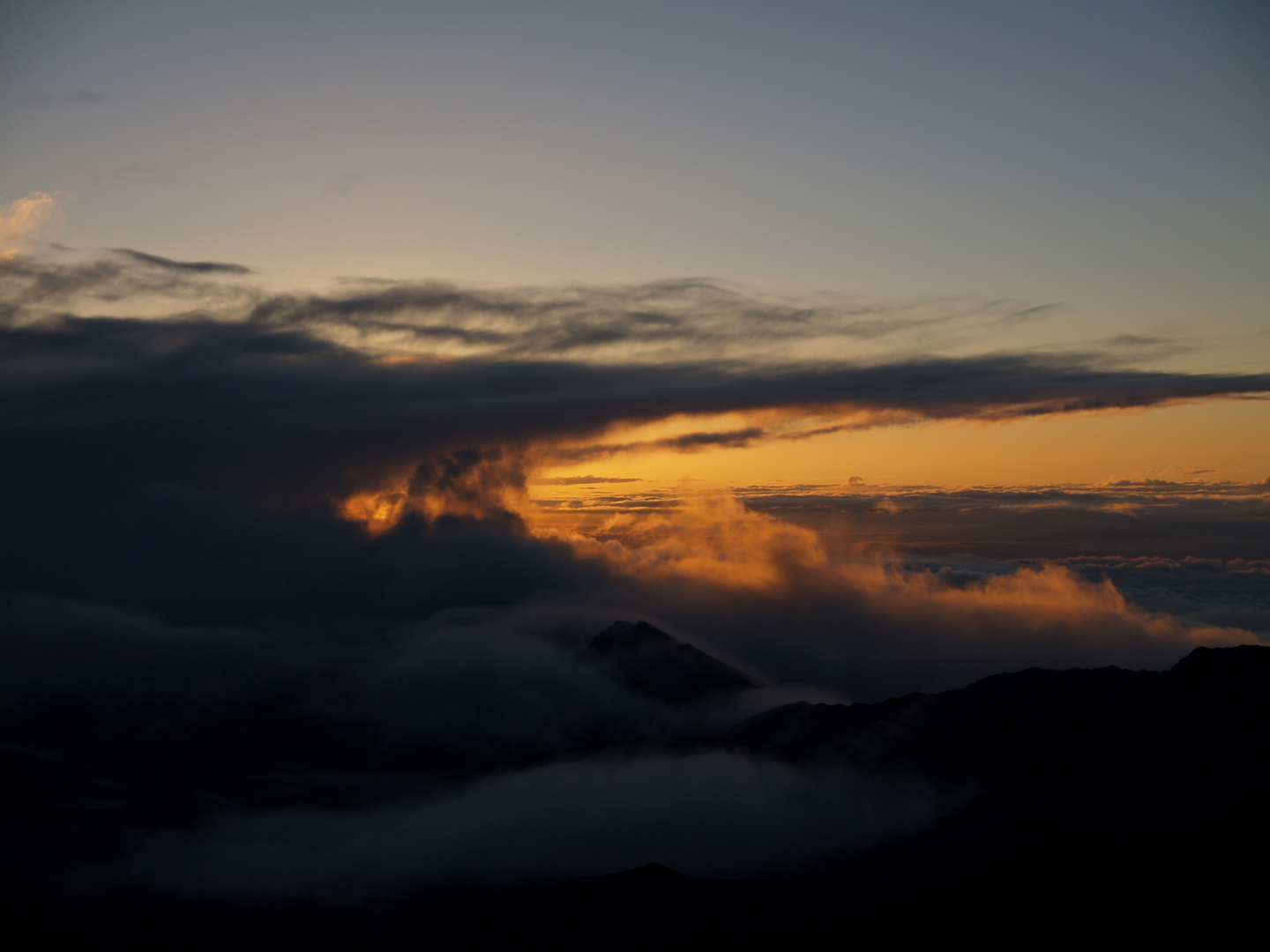 Sonnenaufgang auf dem Haleakala