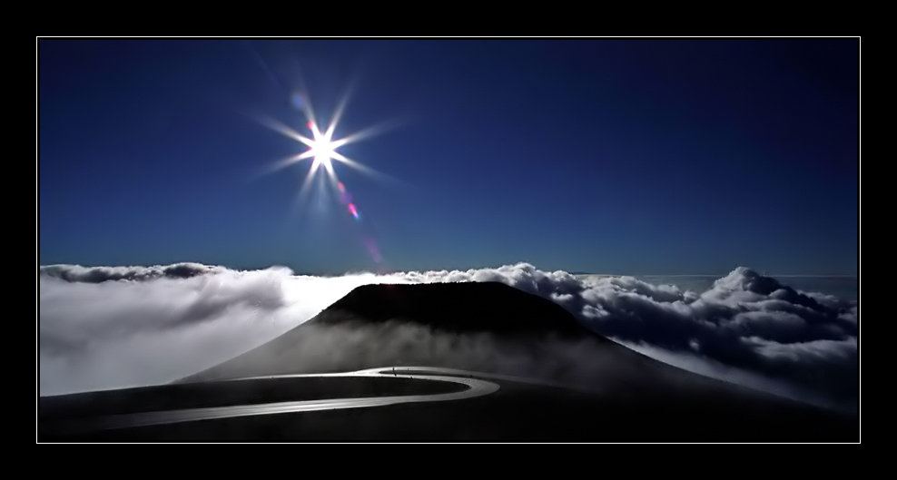 Sonnenaufgang auf dem Haleakala Krater 