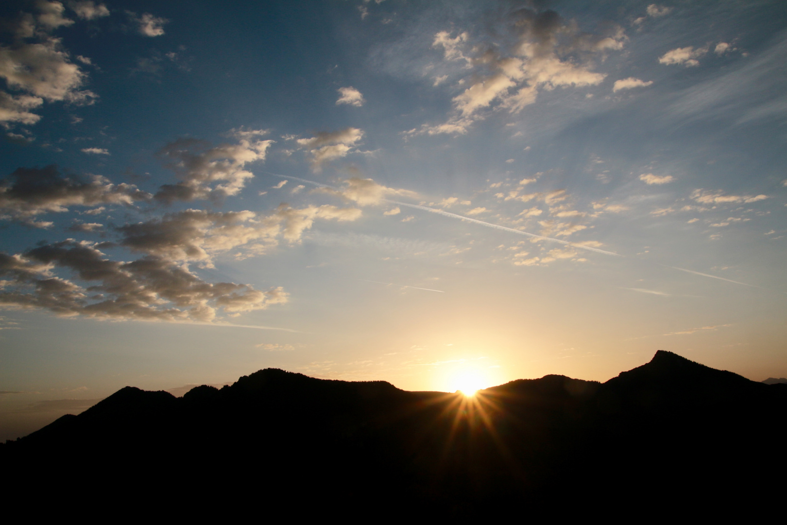 Sonnenaufgang auf dem Heuberg