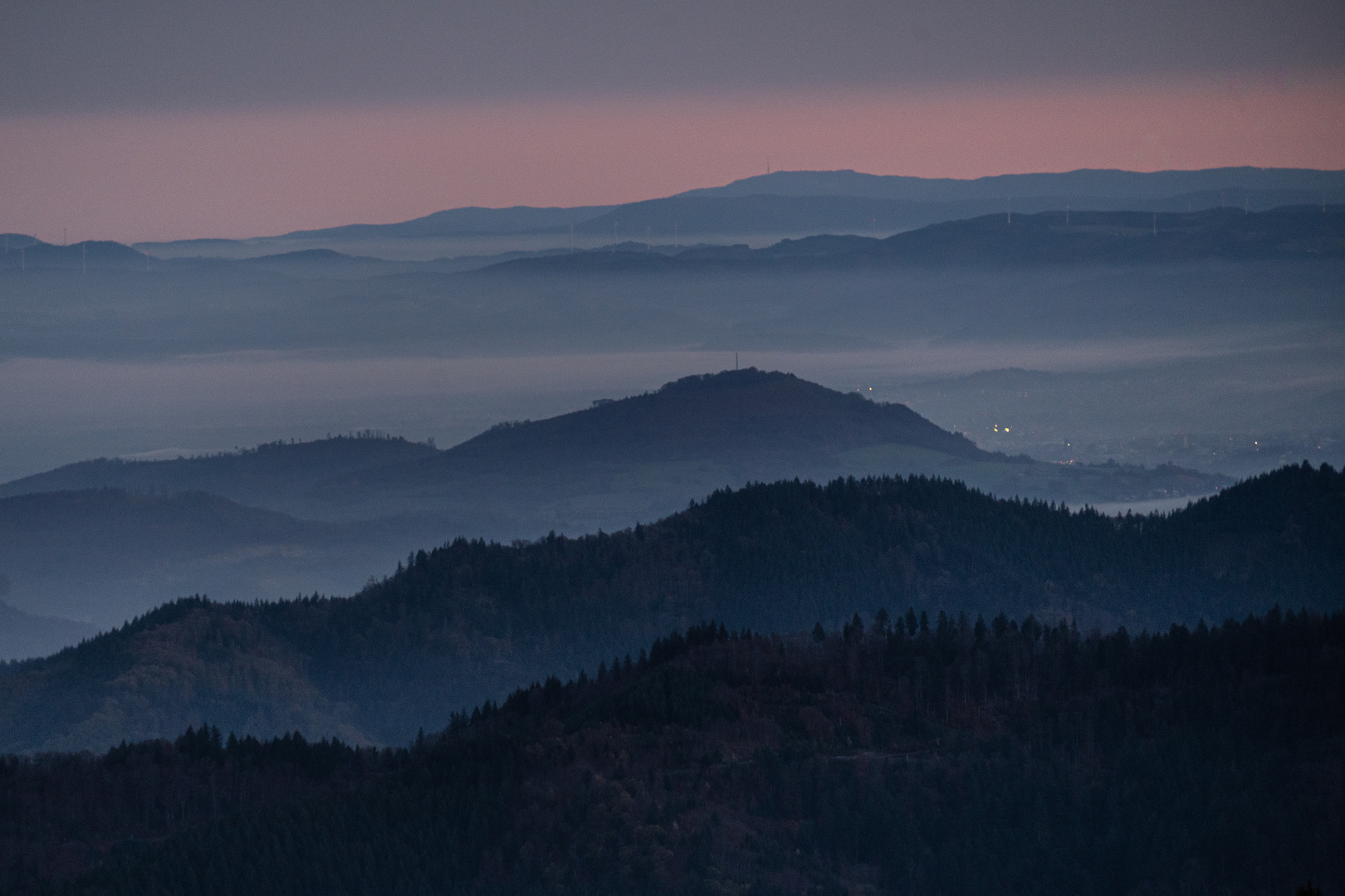 Sonnenaufgang auf dem Hochblauen