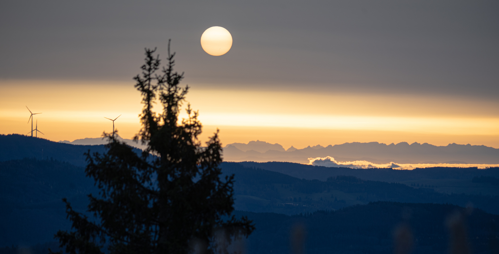 Sonnenaufgang auf dem Hochblauen