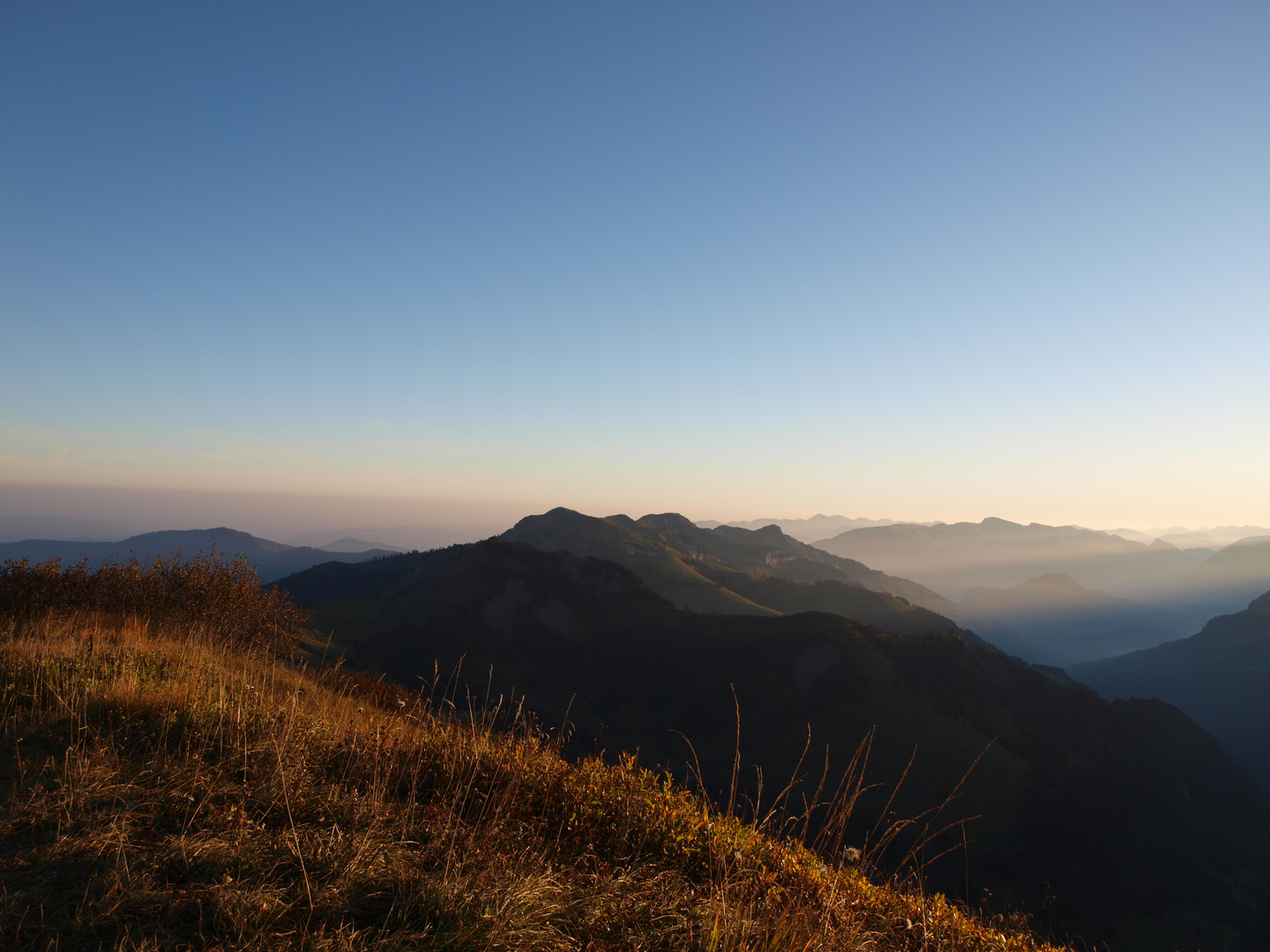 Sonnenaufgang auf dem Hohen Freschen