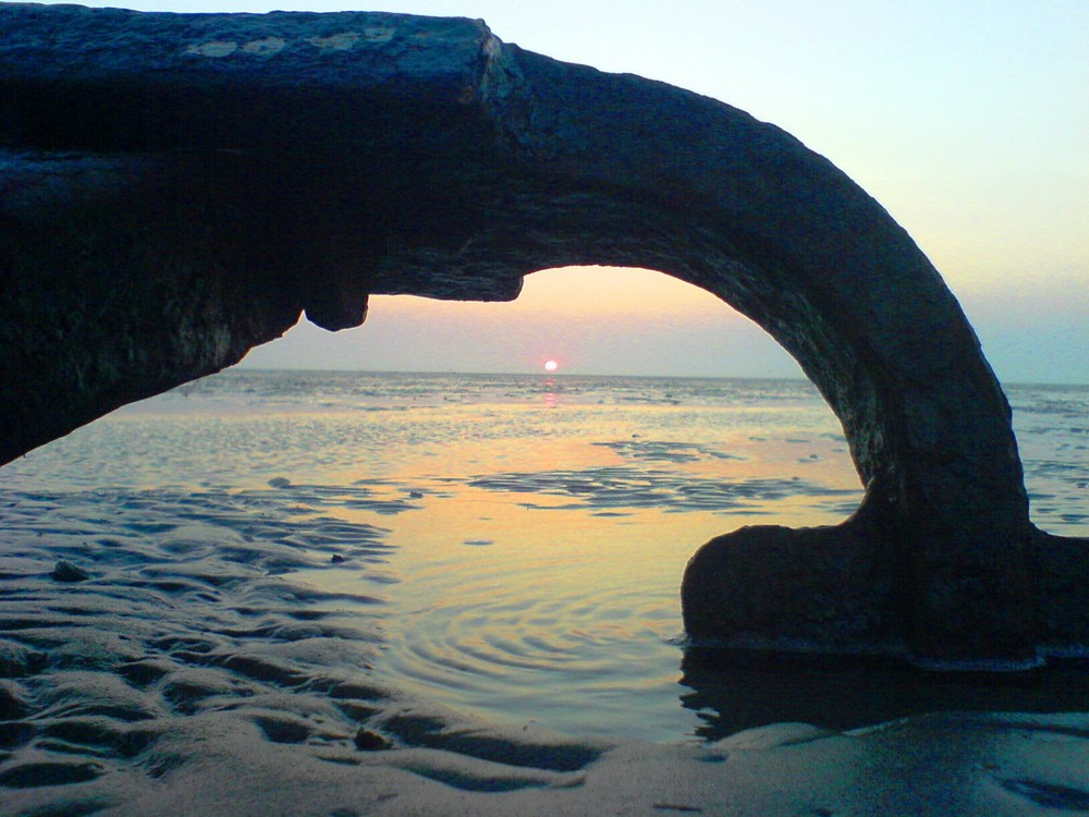 Sonnenaufgang auf dem Ijsselmeer