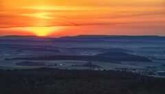 Sonnenaufgang auf dem Ipf....