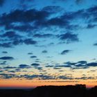 Sonnenaufgang auf dem Lande