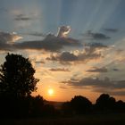 Sonnenaufgang auf dem Lande... wünsche allen einen feinen Sonntag