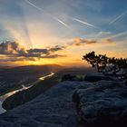 Sonnenaufgang auf dem Lilienstein