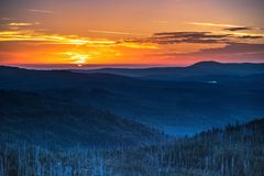 Sonnenaufgang auf dem Lusen ....