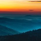 Sonnenaufgang auf dem Lusen