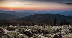 Sonnenaufgang auf dem Lusen