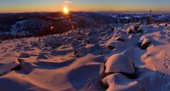 Sonnenaufgang auf dem Lusengipfel