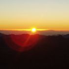 Sonnenaufgang auf dem Mosesberg