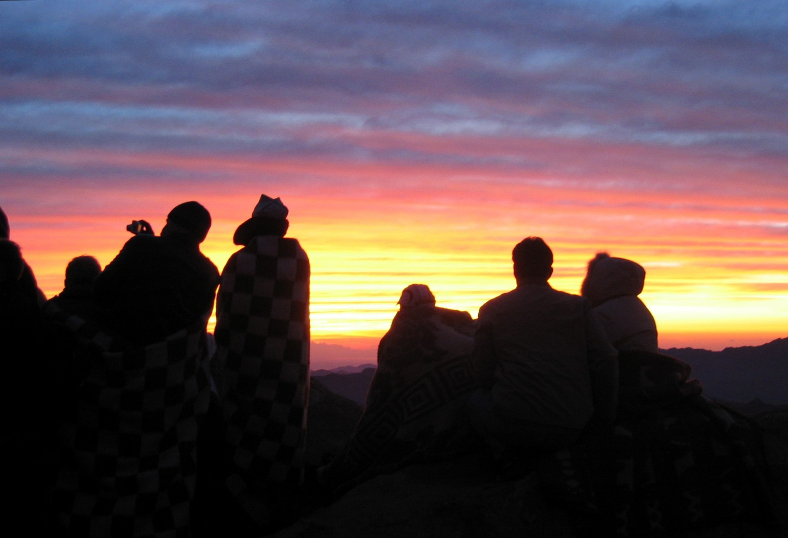 Sonnenaufgang auf dem Mosesberg