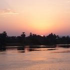 Sonnenaufgang auf dem Nil