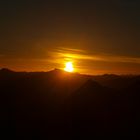 Sonnenaufgang auf dem Pfrondhorn