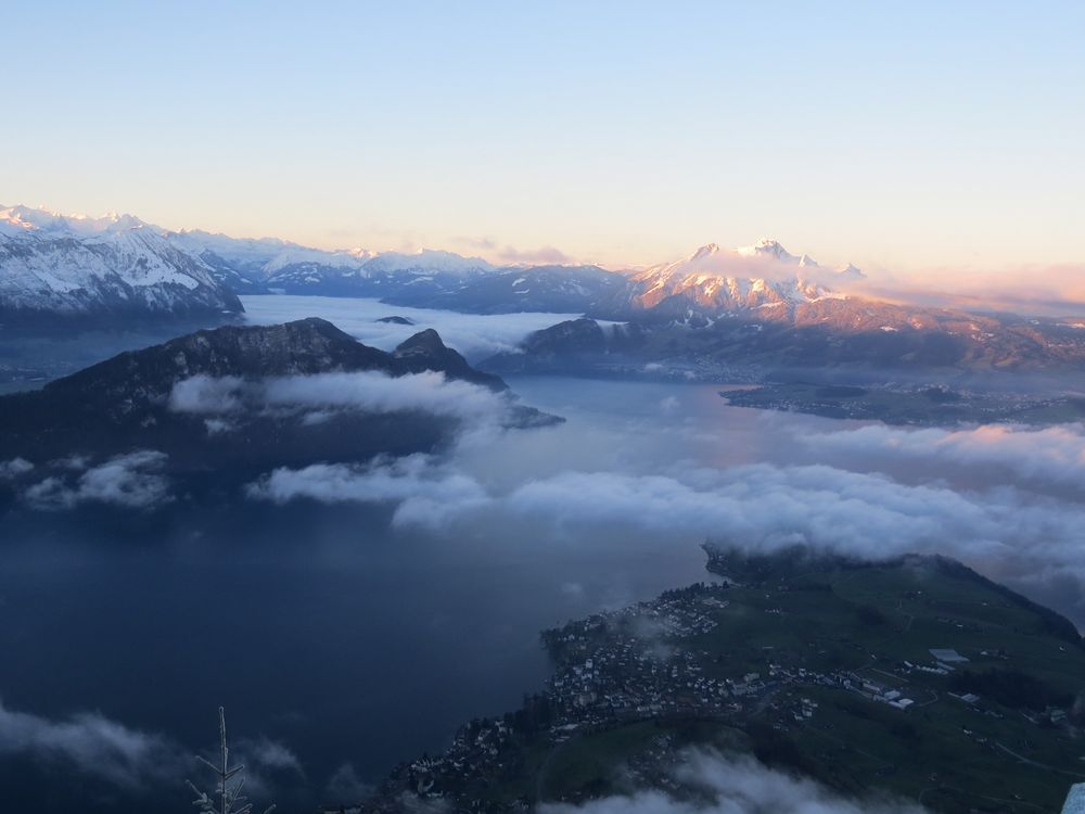 Sonnenaufgang auf dem Pilatus