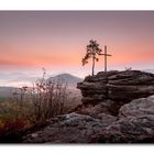 Sonnenaufgang auf dem Rötzenfelsen