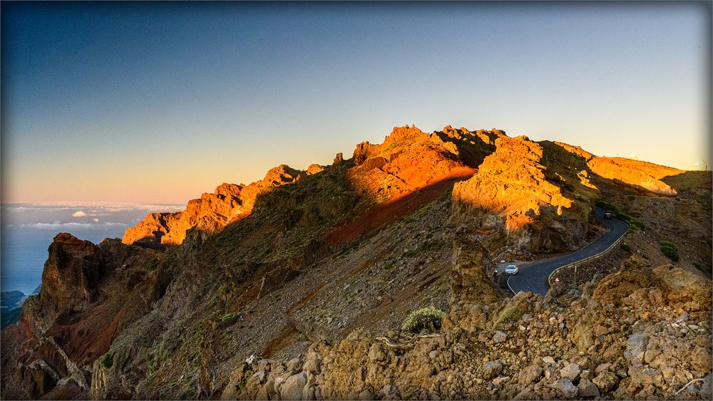 Sonnenaufgang auf dem Roque de los Muchachos