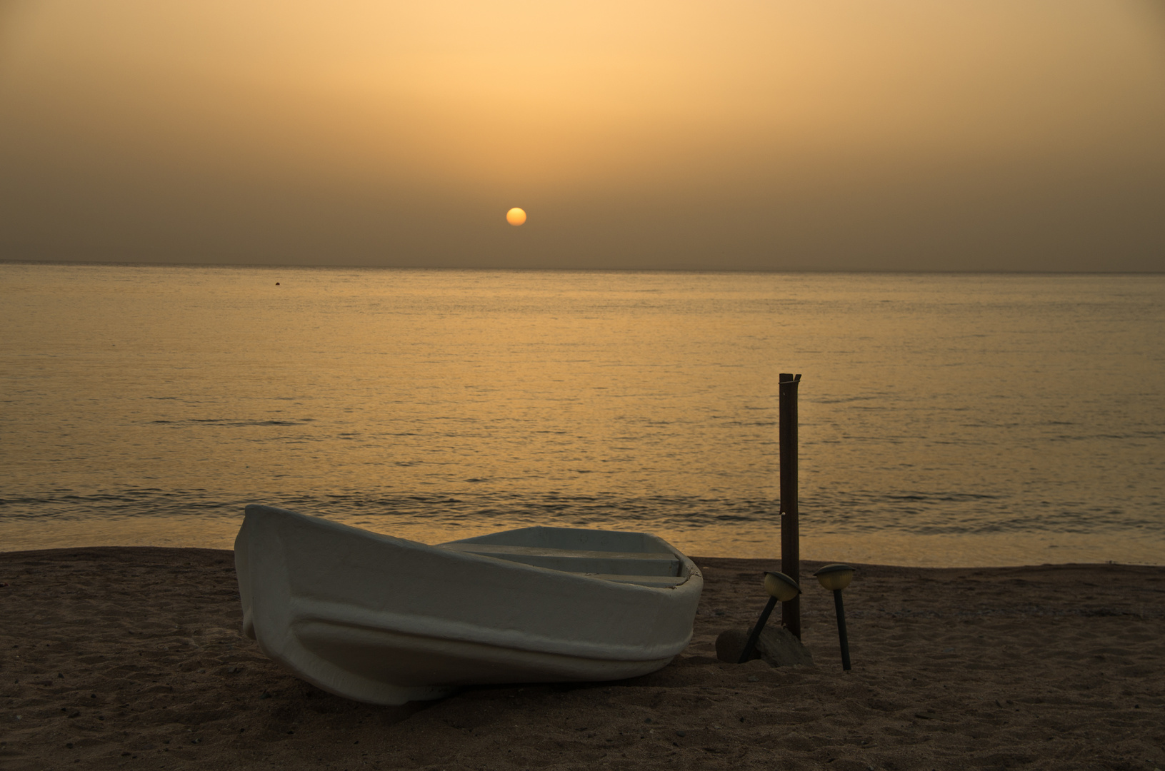 Sonnenaufgang auf dem Roten Meer. Sharm el Sheikh.