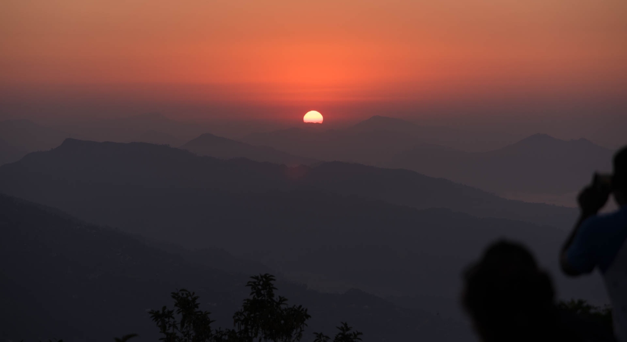 Sonnenaufgang auf dem Sarangkot