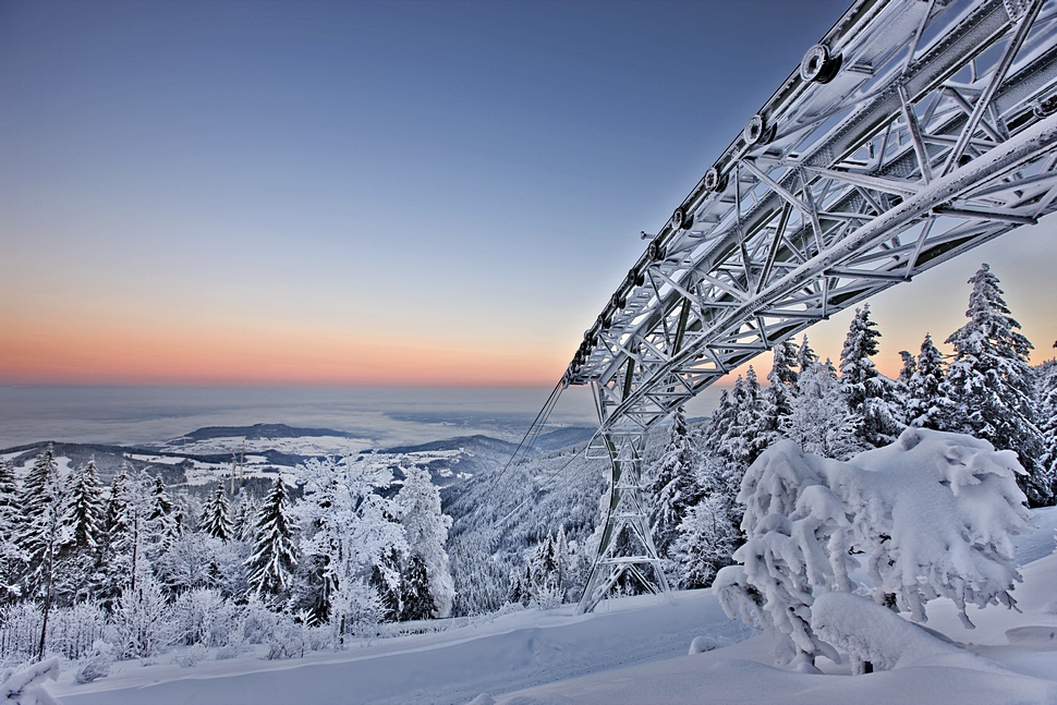 Sonnenaufgang auf dem Schauinsland